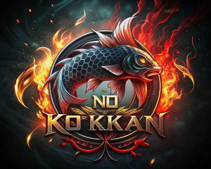 Nombre y Significado: Koi no Yokan significa 'la premonición del amor'.
Estilo: Impactante, agresivo, oscuro y poderoso.
Elementos Visuales: Peces koi en estilos gráficos fuertes, símbolos de contraste como fuego y agua, patrones tribales.
Tipografía: Audaz, dinámica, con líneas afiladas o texturas desgastadas.
Colores: Predominantemente oscuros (negro y rojo) con posibles acentos en blanco o gris metálico.
Legibilidad: El nombre debe ser claramente visible y destacado en el diseño.