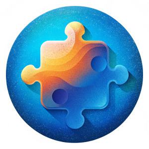 Create a puzzle icon for the alphabet soup app called wordki.