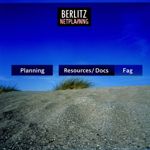 Berlitz Netplanning website, featuring an intuitive design with key sections including Planning, Resources/Docs, and FAQ.