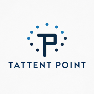 logo. patenting inventions. name - Patent point. minimalistic. use a dot and 2 letters TT