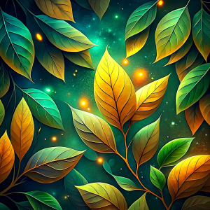 leaves wallpaper