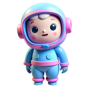 a little astronaut