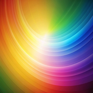 Smooth Blend Rainbow Glow Abstract Background