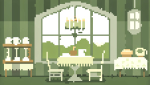 cozy afternoon tea at coffee shop