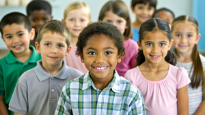 children in the classroom