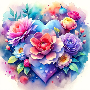 flowers, flower, colorful, love, color, valentine day. heart