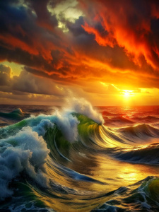 wave on the sea