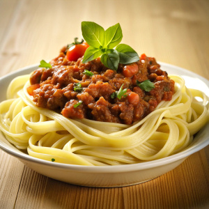 pasta with bolognese sauce