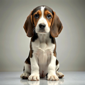 Cute puppy Treeing Walker Coonhound