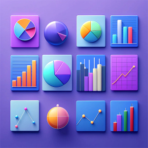 a lot of different charts, very much
