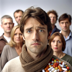 
addicted people because of medication