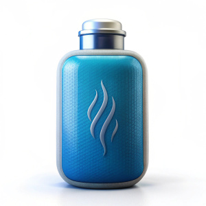 isolated 3d hot water flask icon on white background - Recraft