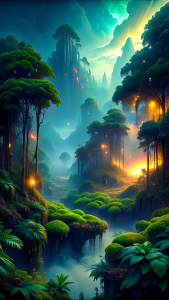 naturel forest and mitoloji