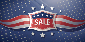 elegant background for sale poster style american