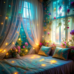 close night The Bioluminescent phenomenon glitter bed window giant toy  real retro light pastel bed window flowers curtain 
very light pastel  Intensive transparent Mercurial silk
magical Iridescent Acrylic Amazing light reflections 
