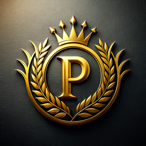 luxury logo of the letter P