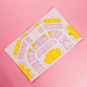 Detailed floor plan of Ibn Battuta Mall in Dubai. Depicts multiple floors and diverse shopping zones.