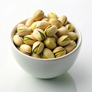 pistachios in bowl