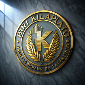 Bir kripto para markası  için logo çalışması,siyah arkaplan,logo altın renklerde,minimal tasarım