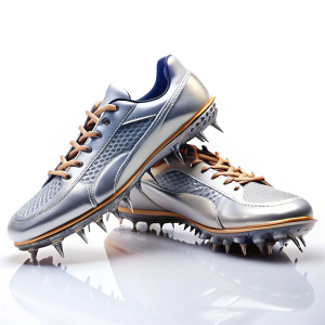 Track spikes on white background - Recraft