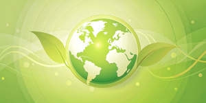 Environmental Product Declaration abstract green background