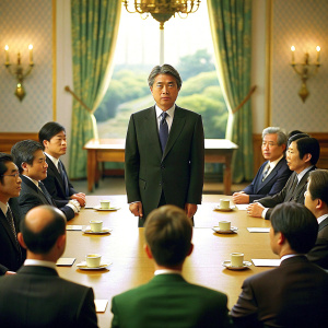 politician meeting
