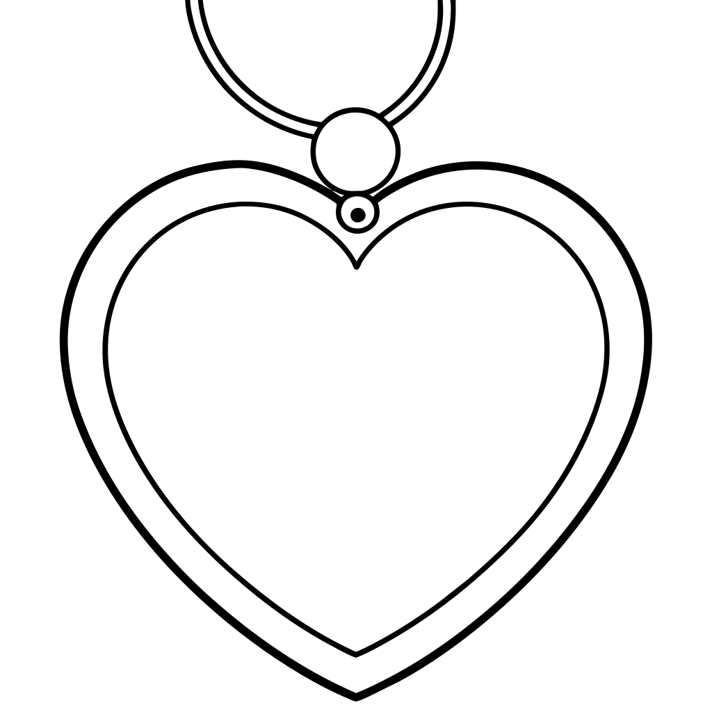 heart locket vector illustration Recraft