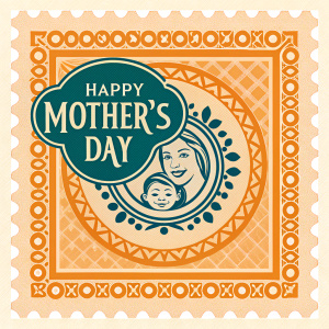 protrait of realistic Happy Mother's Day