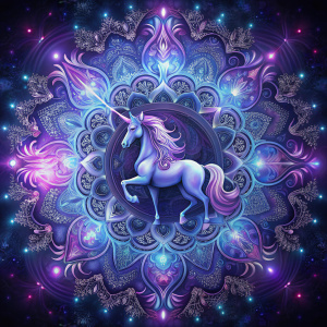 unicorn mandala
