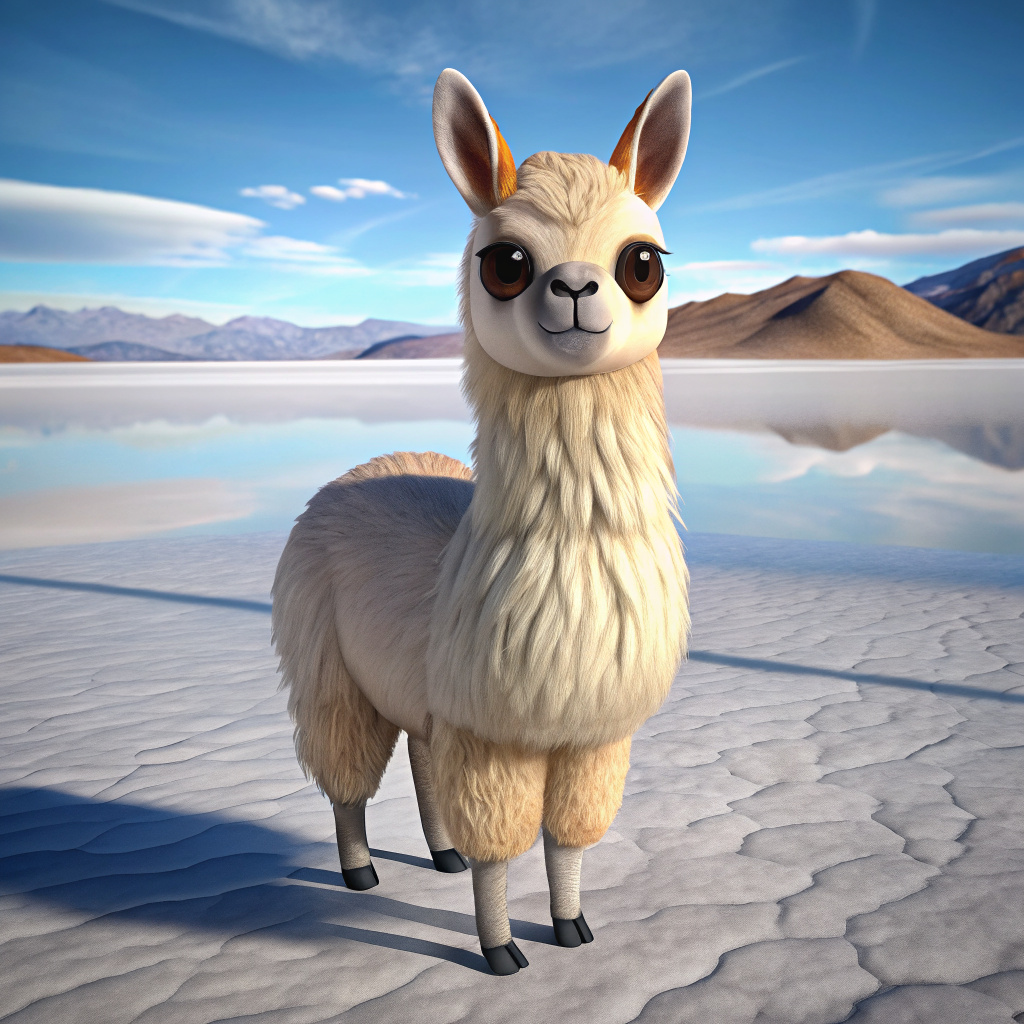 The little llama in the SALAR