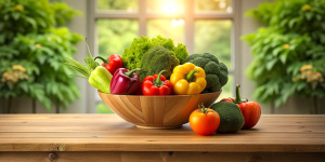 vegetable on the table