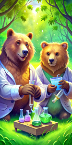 grizzlies doing science