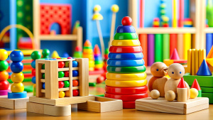  Montessori toys background