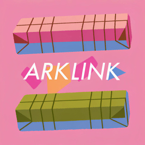 A sleek logo for Arklink featuring modern, minimalist sans-serif font in grayscale tones, centered with emphasis on clean, contemporary design.