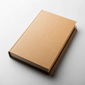 mockup book on a white background