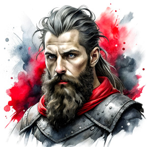 viking ragnar perfect realistic art, high-definition, high-definition grey and black, white background 