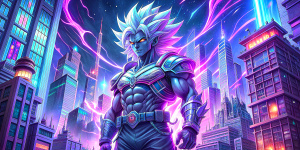 goku ultra instinct in tokyo city