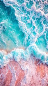нежная морская вода искрится на солнце крупным планом вид сверху