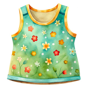 children's sleeveless T-shirt