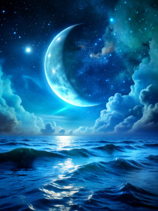  moon ocean