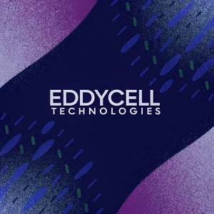 EddyCell Technologies' logo is a sleek, modern design. A blend of geometric shapes in vibrant colors. Featured prominently in the center, with the company name in a bold, sans-serif font. Background has a subtle, repeating pattern of shapes, complementing the logo's cohesive theme.