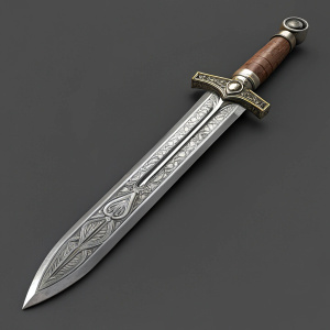 Digital 3D model of Ezio Auditore's hidden blade from Assassin's Creed 2, created by Jarrod Hahn