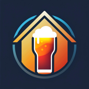 beer pub logo with a home for instagram page