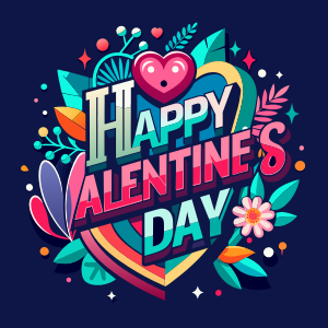 (happy valentine day) text design
