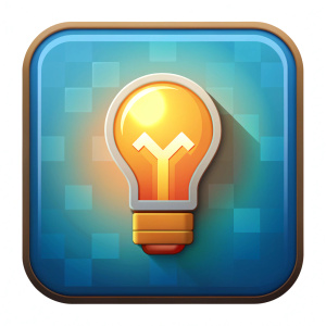 icon for idea in future pixel easy drawing elegant transparent background