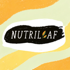NutriLoaf logo in sleek, modern font, set against a vibrant green background.