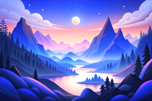 an expansive peaceful landscape