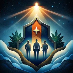 
banner for  men from the search and rescue squad