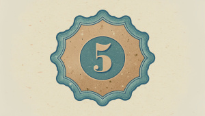 ephemera label with numbers weathered page