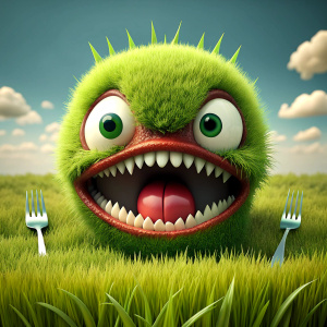 Grass is hungry
